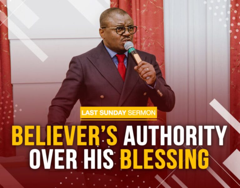 Believer’s authority over his Blessing